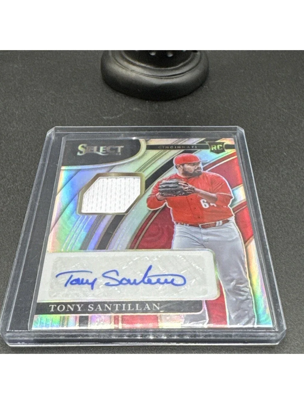 Tony Santillan Rookie Card Select No. RJA-TO Panini 2022 Autograph and Swatch